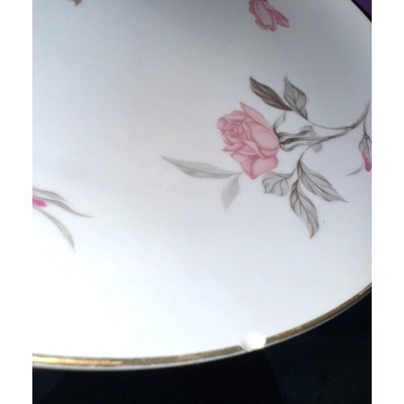 Sango Fine China Pink Rose Pattern Dinner Plate - Picture 3 of 5